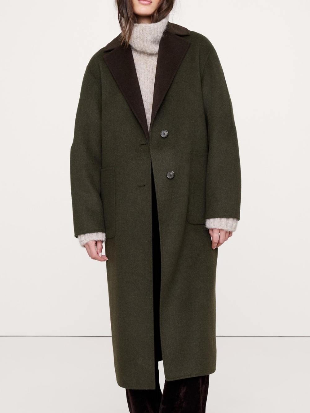 NWT - DOUBLE-FACED TOP COAT